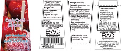 Image Description (Candy Coated Apple Anti Bacterial Scented Hand Sanitizer 29 mL 62 Vv)